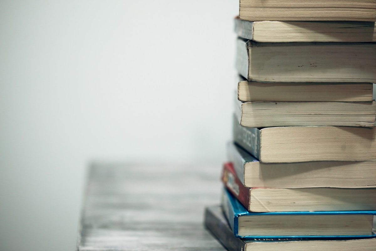 Child reading a book